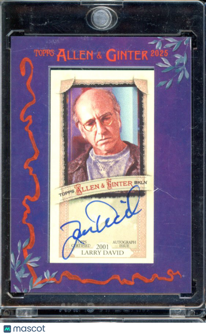 2025 Allen & Ginter Larry David Framed On Card Auto