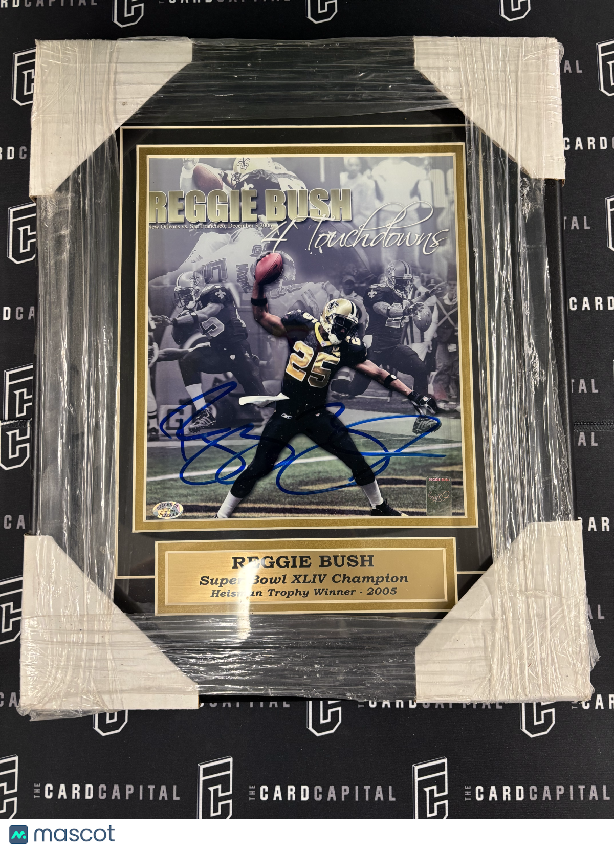 Reggie Bush Signed 8x10 COA Framed