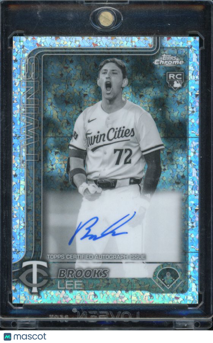 2025 Topps Chrome Brooks Lee Mini Diamond Rookie Auto