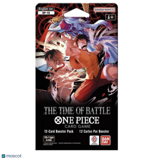 One Piece The Time of Battle Sleeved Booster Pack (OP16)