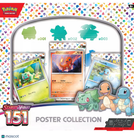 Pokemon Scarlet & Violet 151 Poster Collection Box