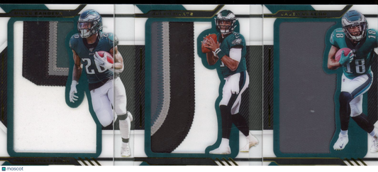 2020 Playbook Sanders Hurts Reagor Rookie Booklet /10