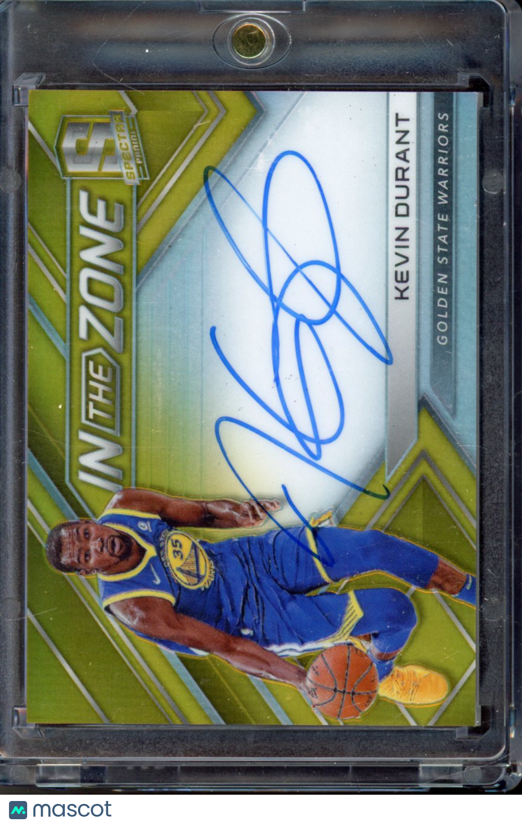 2017 Panini Spectra Kevin Durant In The Zone Gold Auto /10