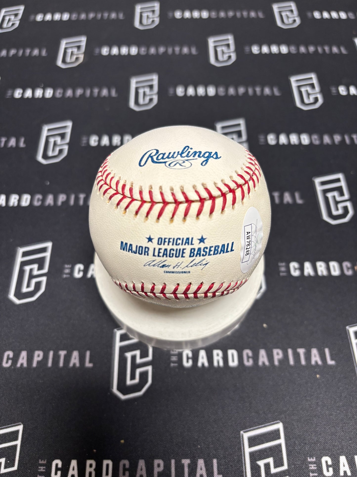 Ricky Jordan Signed Official Major League Baseball JSA