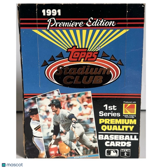 1991 Topps Stadium Club Series 1 Baseball Box