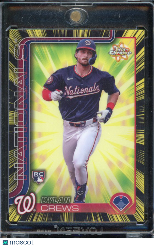 2025 Topps Chrome Cosmic Dylan Crews Radiating Rookies