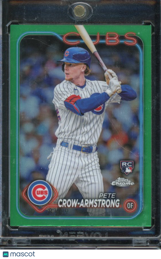 2024Topps Chrome Pete Crow-Armstrong Green Rookie /99