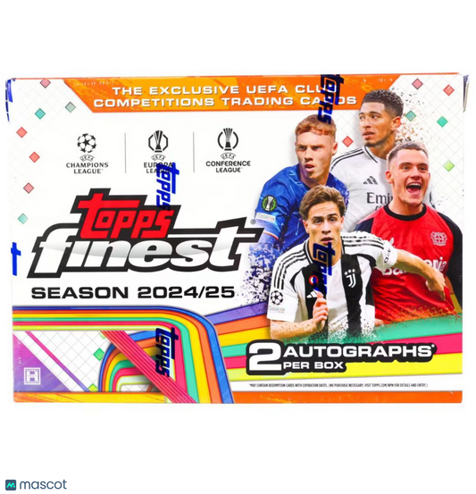 2024/25 Topps UEFA Club Competitions Finest Soccer Hobby Box