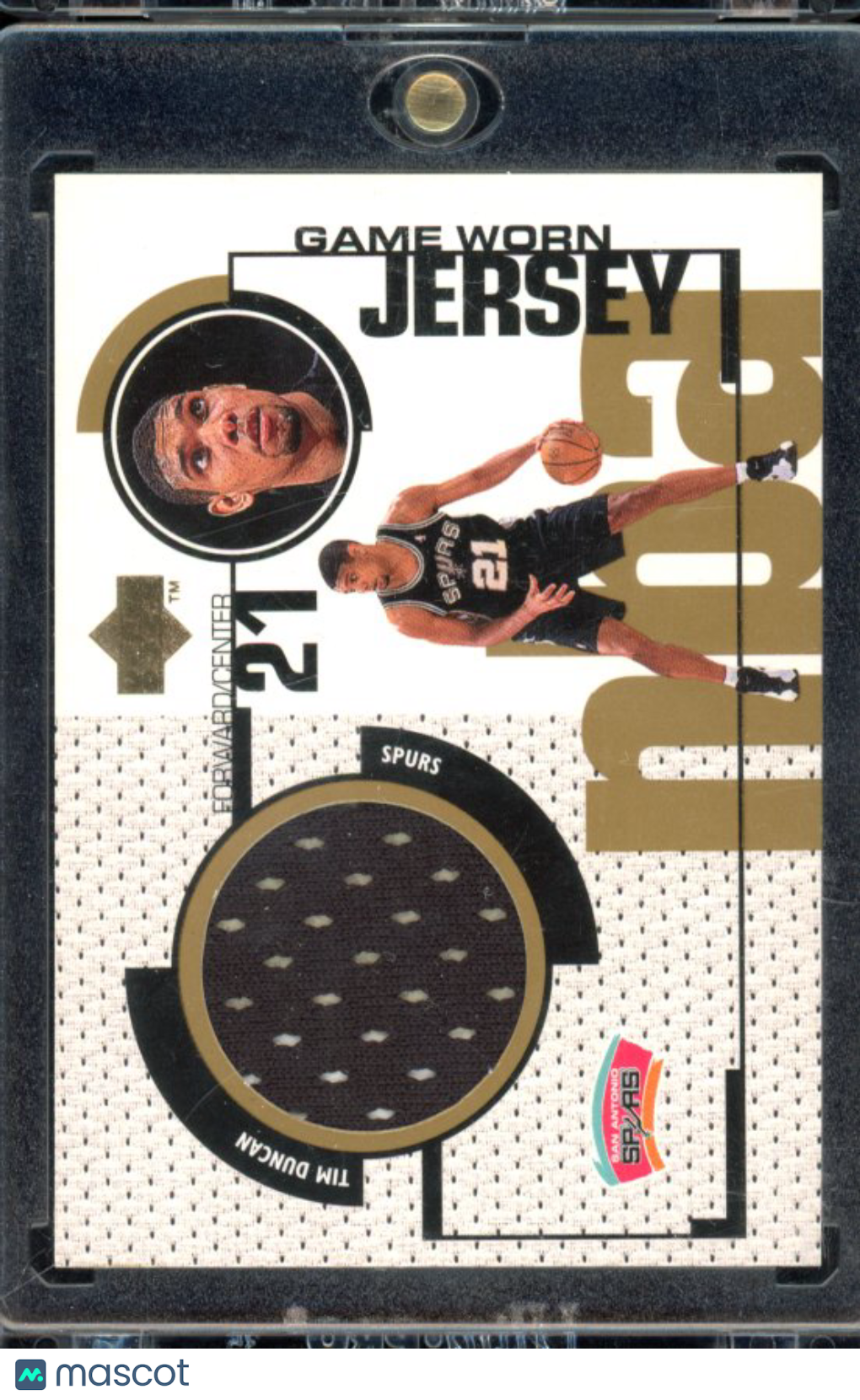 1999-00 Upper Deck Tim Dunacn Game Worn Jersey