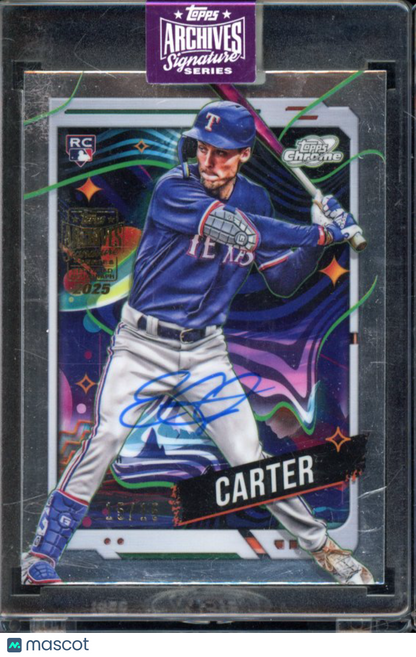 2025 Archives Evan Carter Chrome Auto 15/15