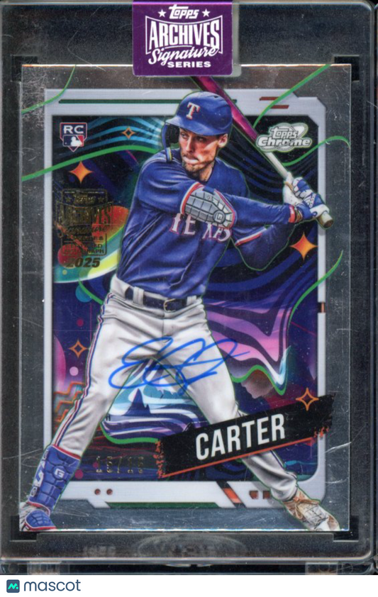 2025 Archives Evan Carter Chrome Auto 15/15