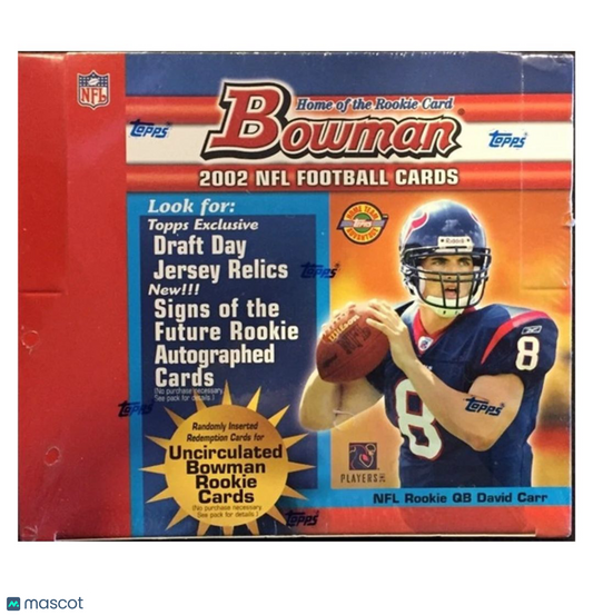 2002 Bowman HTA Football Jumbo Box