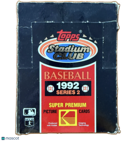 1992 Stadium Club Series 2 Baseball Card Wax Box