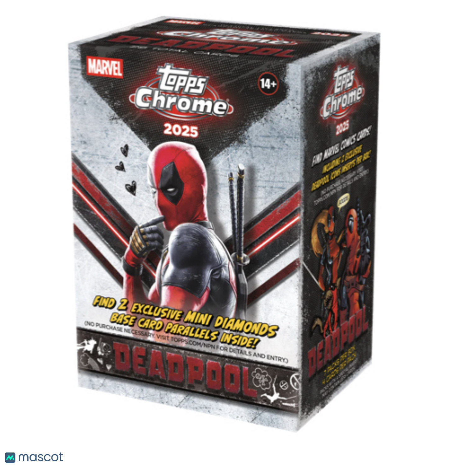 PRE ORDER 2025 Topps Chrome Deadpool Blaster Box