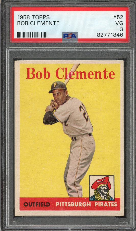 1958 Topps Bob Clemente #52 PSA 3