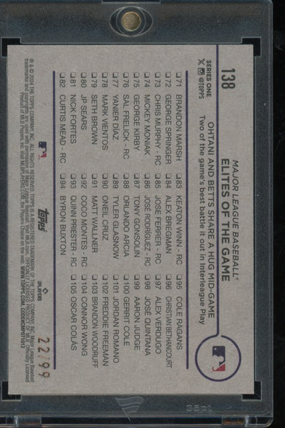 2022 Topps Shohei Ohtani Mookie Betts Elites Of The Game /99