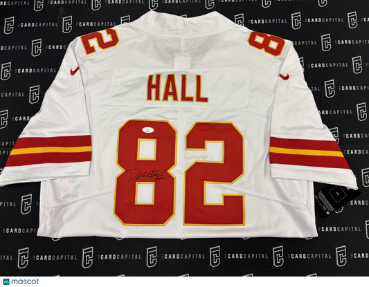 Dante Hall Signed Jersey Chiefs Away White JSA