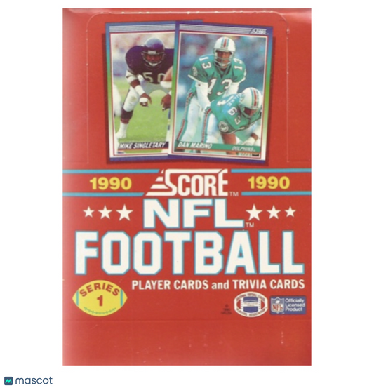 1990 Score Football Series 1 Box