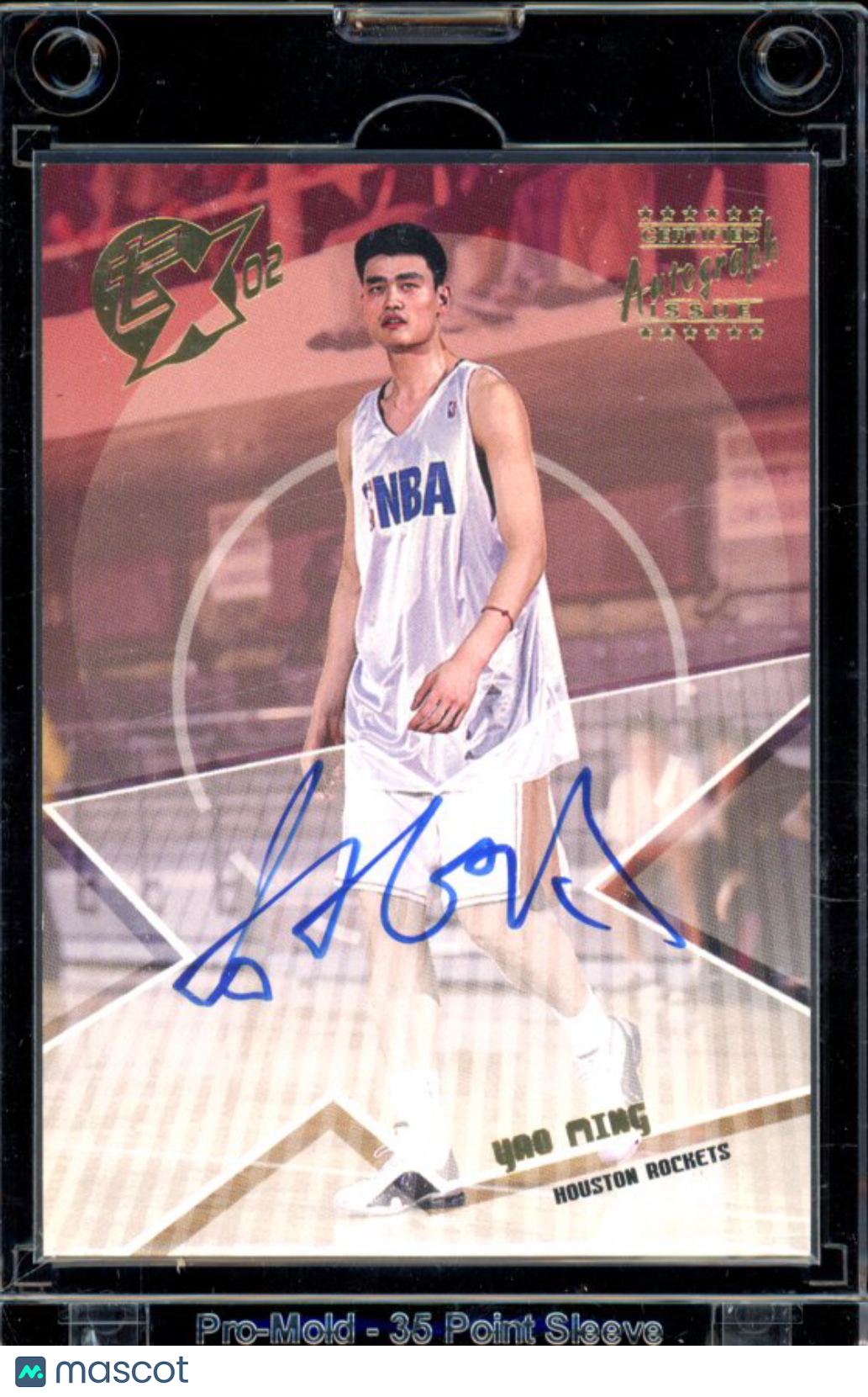 2002-03 Topps Xpectations Yao Ming Rookie Auto
