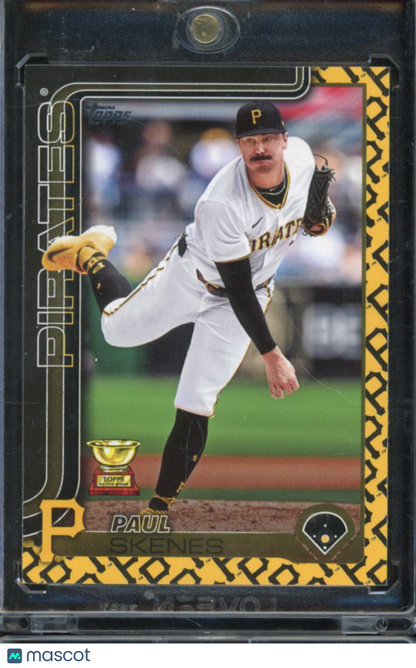 2025 Topps Series 1 Paul Skenes Team Logo Variation