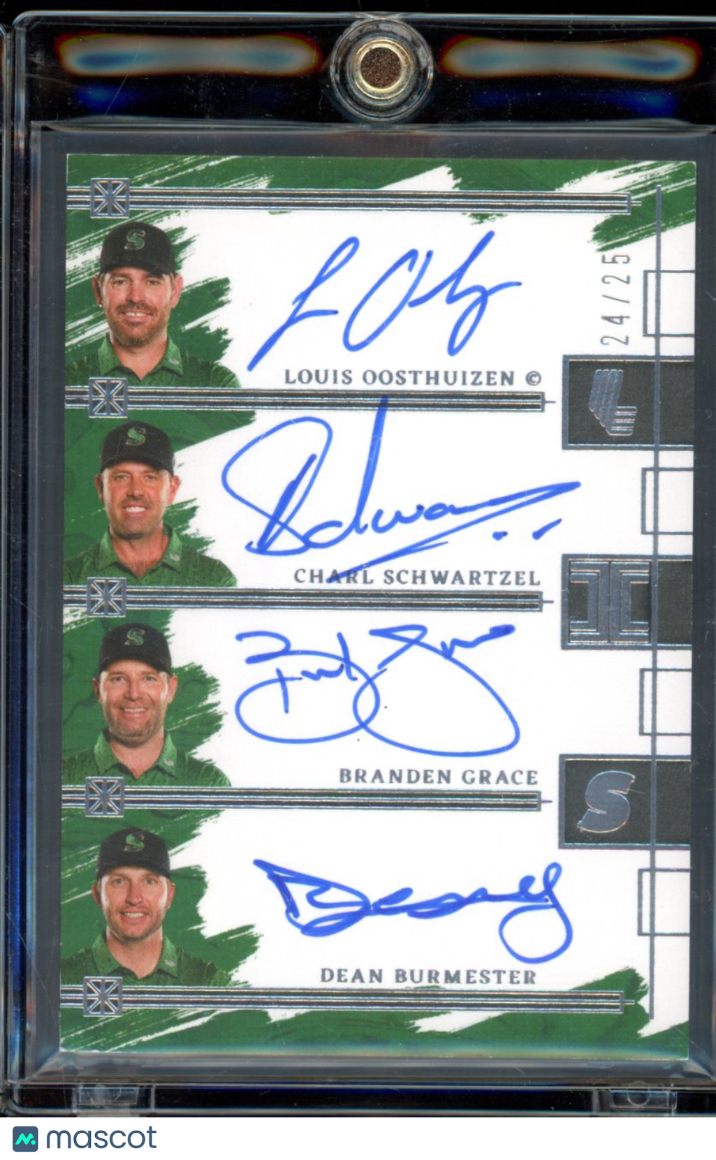 2024 Impeccable Liv Golf Oosthuizen Schwartzel Grace Burmester Auto /25