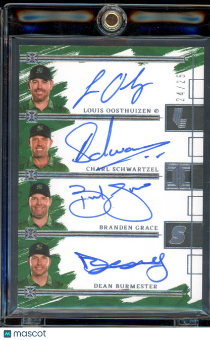 2024 Impeccable Liv Golf Oosthuizen Schwartzel Grace Burmester Auto /25