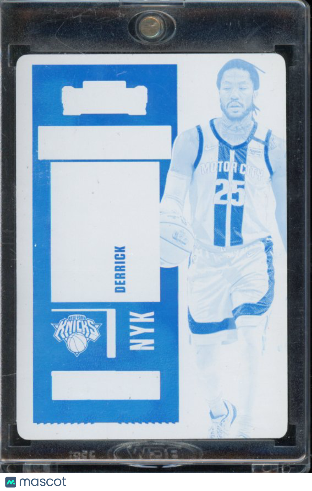 2020-21 Contenders Derrick Rose Printing Plate 1/1