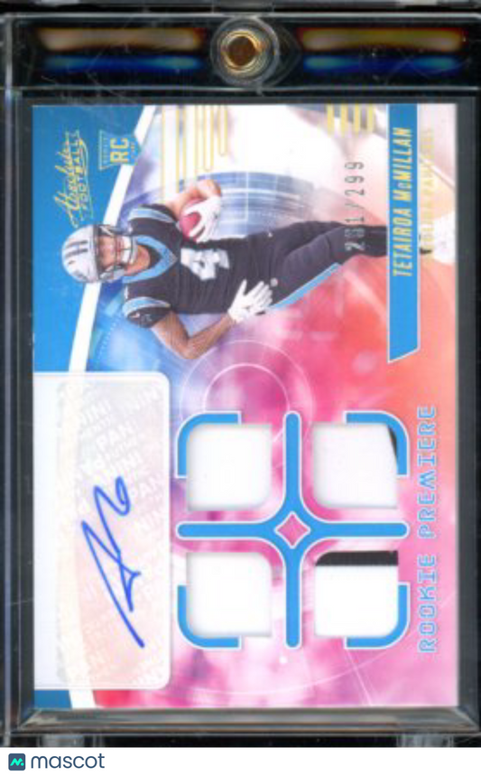 2025 Absolute Tetairoa Mcmillan Rookie Patch Auto /299