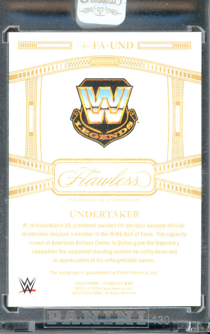 2024 Flawless WWE Undertaker Achievements /8