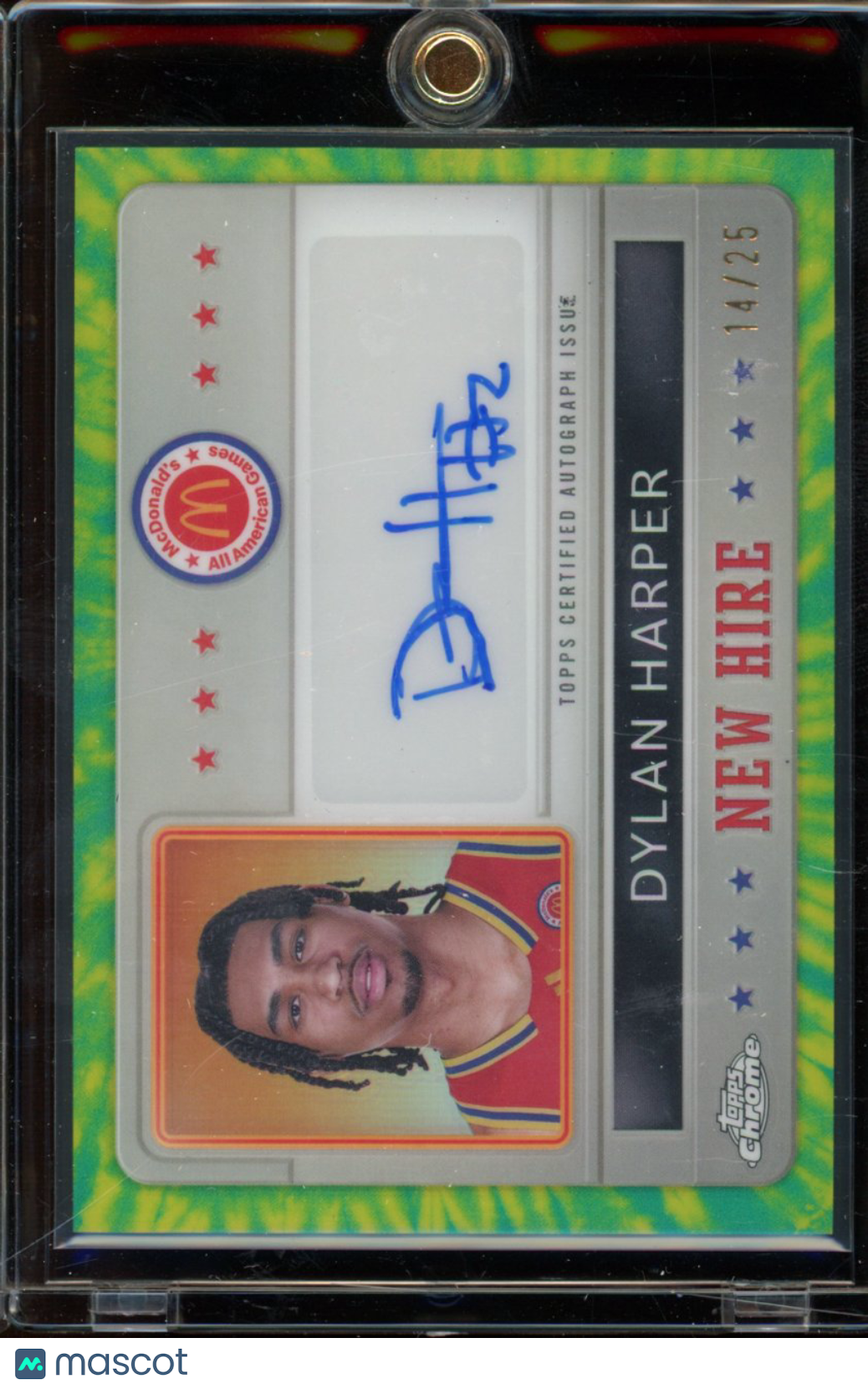 2024 Topps Mcdonalds Dylan Harper Tie Dye /25 Auto