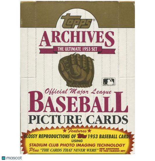 1991 Topps Archives Baseball Box