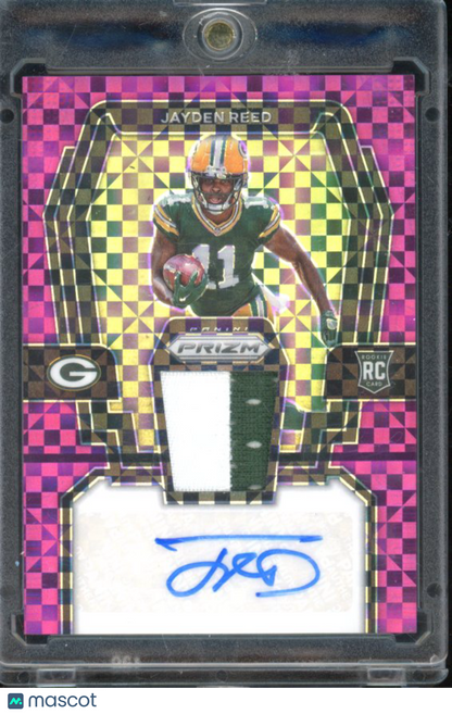2023 Prizm Jayden Reed Purple Rookie Patch Auto /49