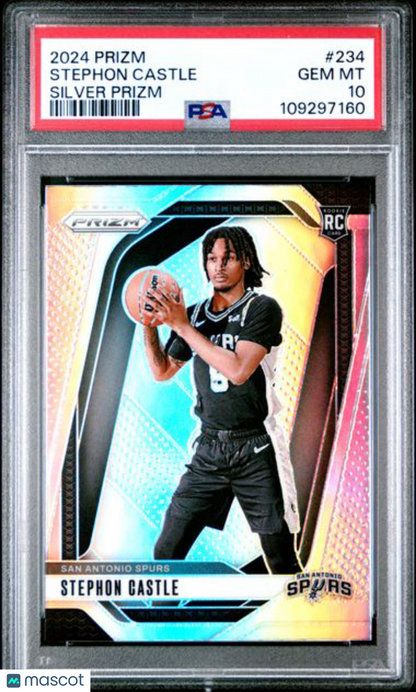 2024 Panini Prizm Stephon Castle #234 Silver PSA