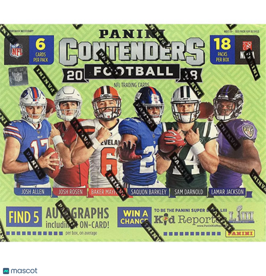 2018 Contenders Football Hobby Box