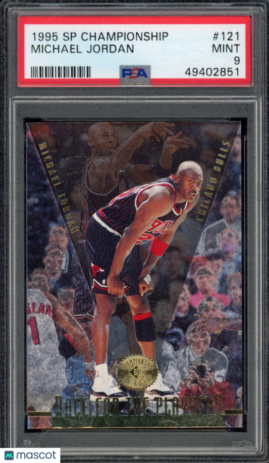 1995 Upper Deck Sp Championship Michael Jordan PSA 9