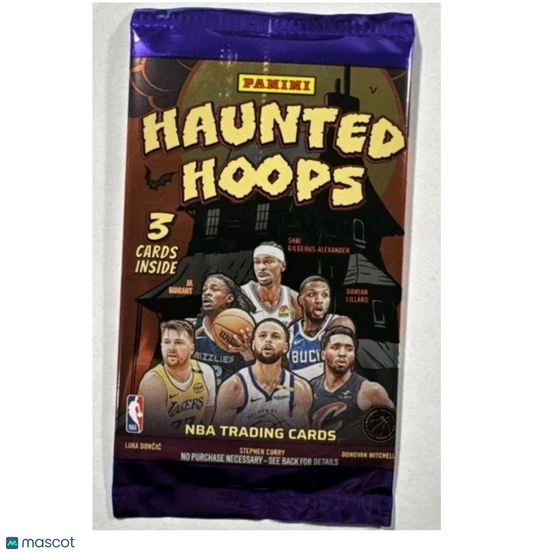 2025 Panini NBA Haunted Hoops Basketball Halloween Sealed Pack