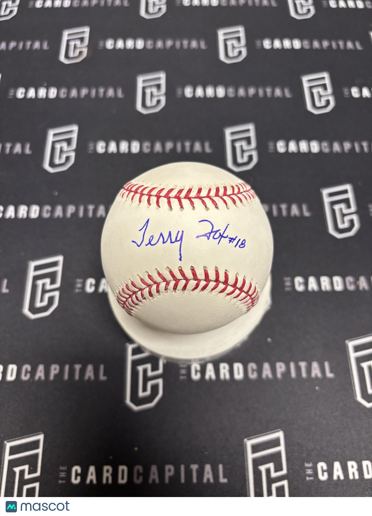 Terry Fox Signed Official Major League Baseball JSA