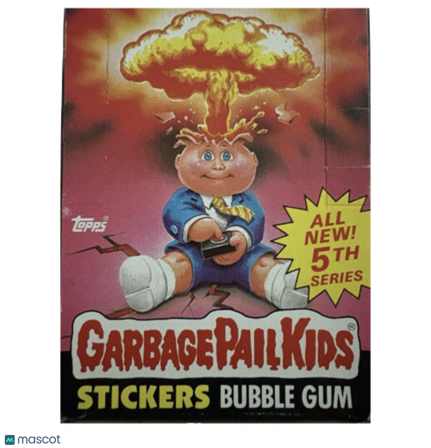 1986 Garbage Pail Kids 5th Series Box