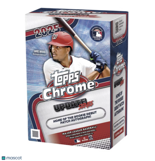 2025 Topps Chrome Update Series Baseball Blaster Box