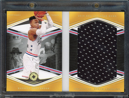 2019 Opulence Russell Westbrook All Star Booklet Jersey 36/79