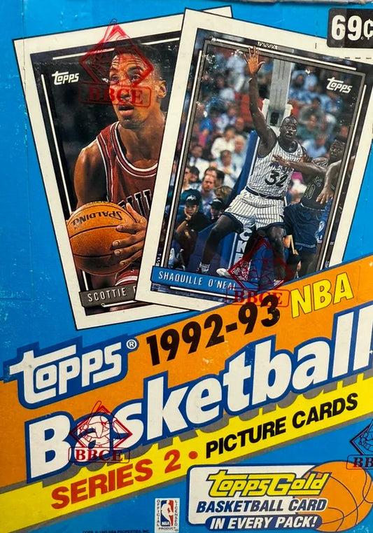1992 Topps Series 2 Box BBCE