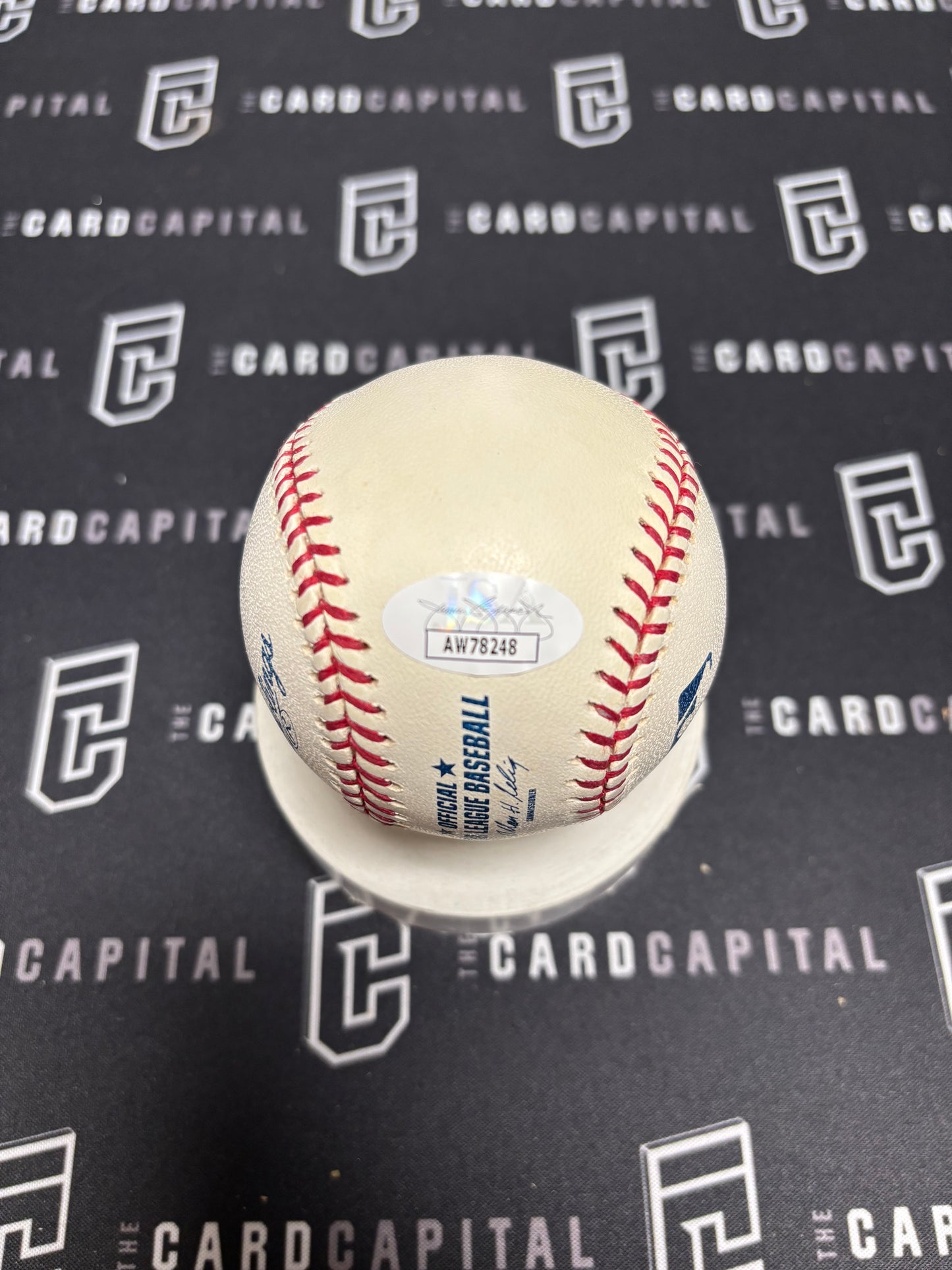 Ricky Jordan Signed Official Major League Baseball JSA