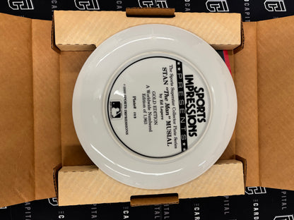 Sports Impressions Stan Musial Porcelain Plate Gold Edition