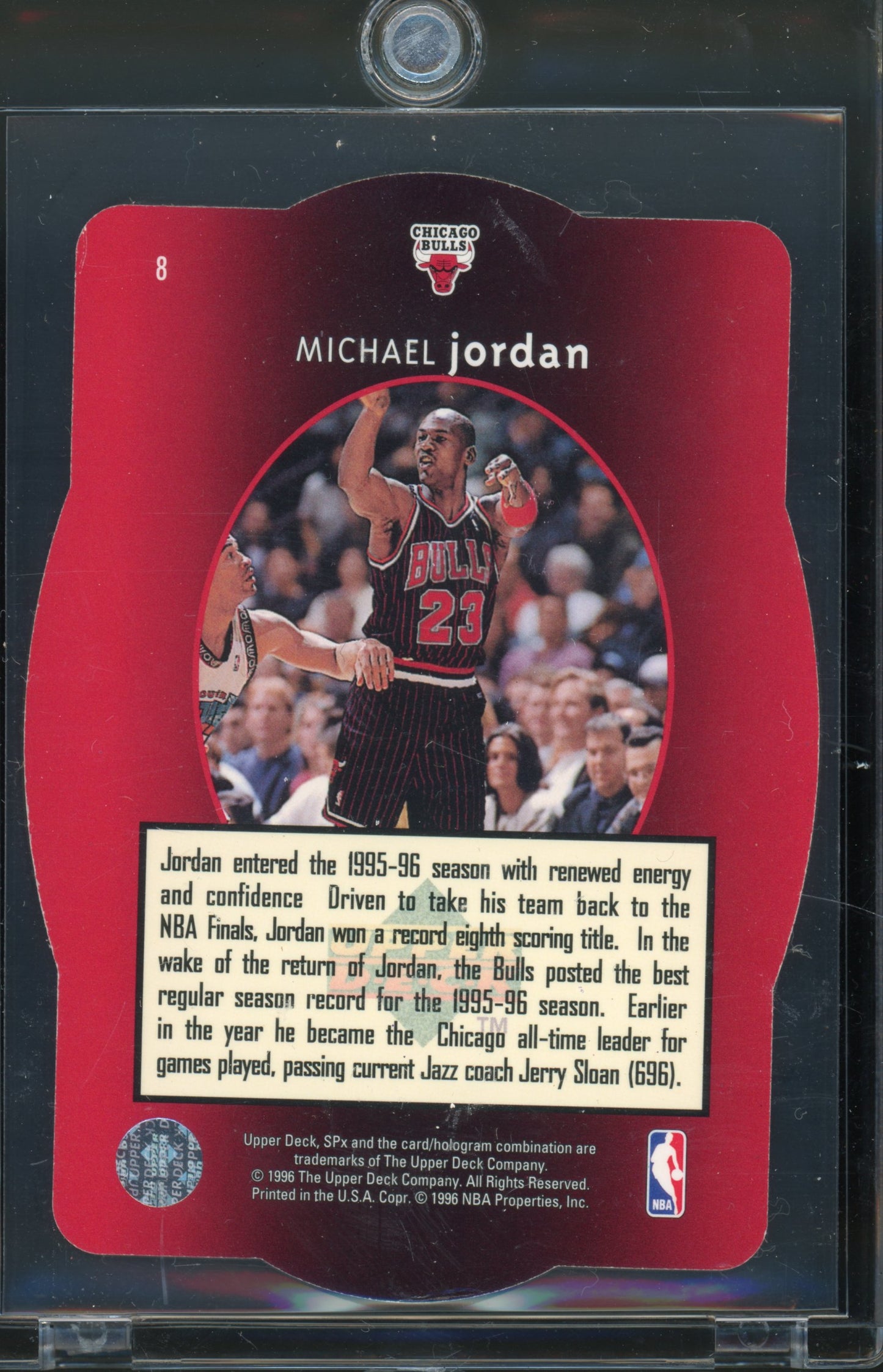 1996 UD Spx Michael Jordan Gold