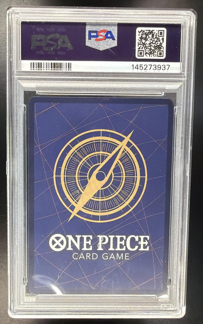 2024 One Piece Emperors in the New World Nami #OP09-050 Rare Alternative Art PSA 10