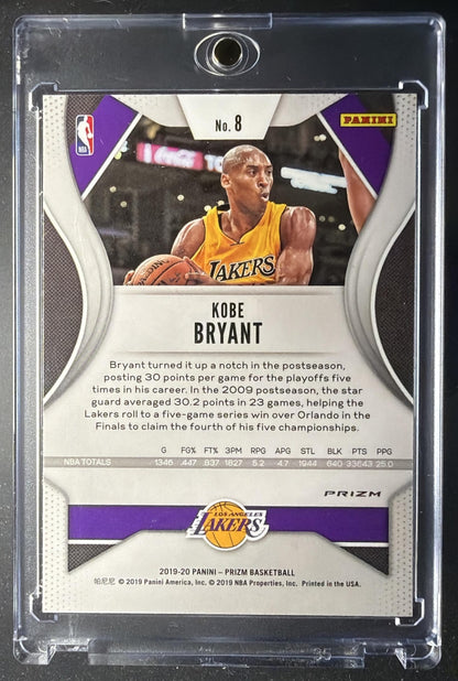 2019-20 Panini Prizm Kobe Bryant #8 Prizms Ruby Wave