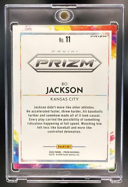 2026 Panini Prizm Bo Jackson #11 Color Blast SSP