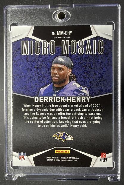 2024 Panini Mosaic Derrick Henry #MM-DHY Micro Mosaic