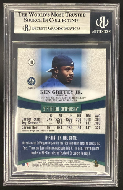1999 Topps Gold Label Ken Griffey Jr. #100 BGS 8.5