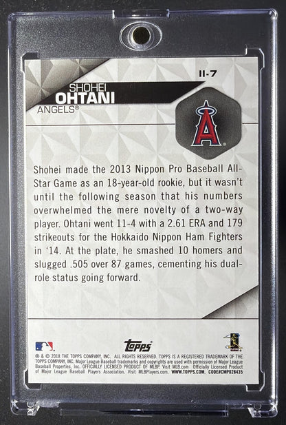 2018 Topps Shohei Ohtani #II-7 Instant Impact RC